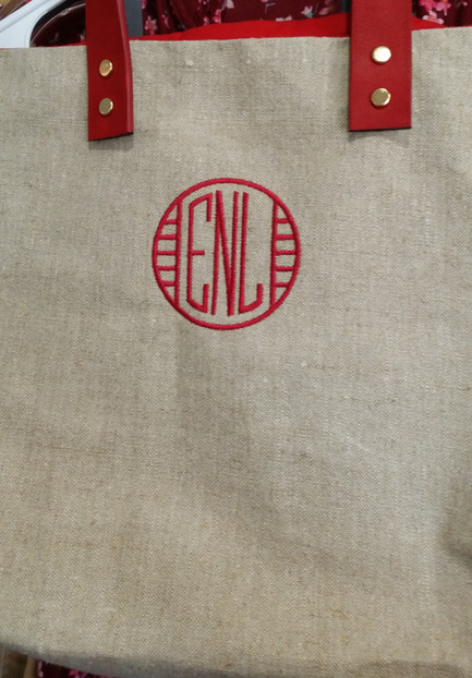 Monogrammed Tote Bag