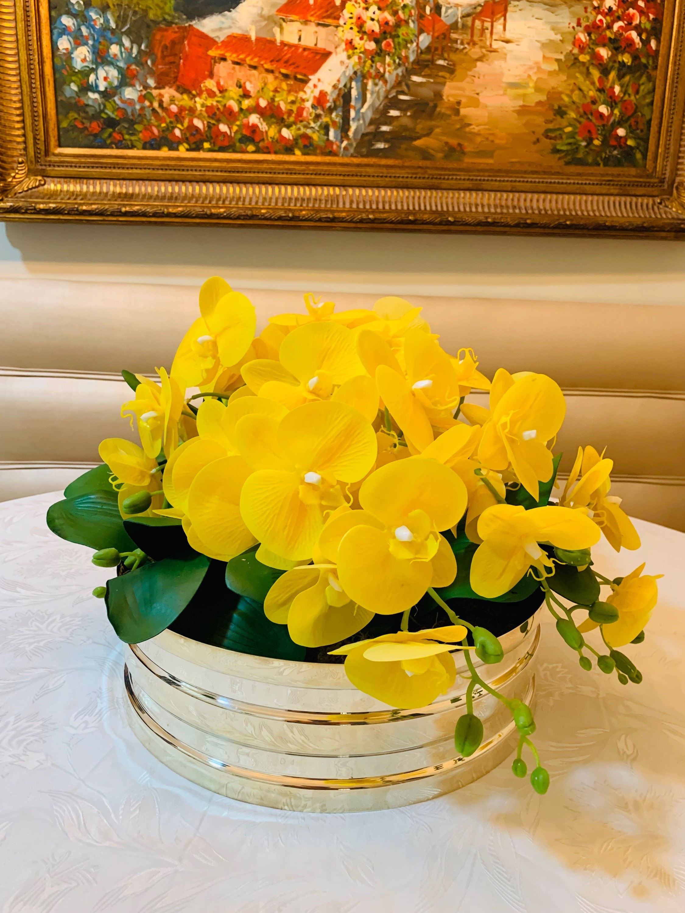 Centro de Mesa Prata 