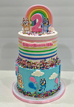Bluey Cake