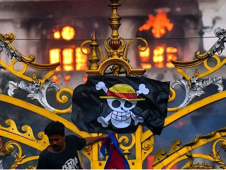 One Piece: la bandera que nació en el animé y que se convirtió en el símbolo de las revueltas