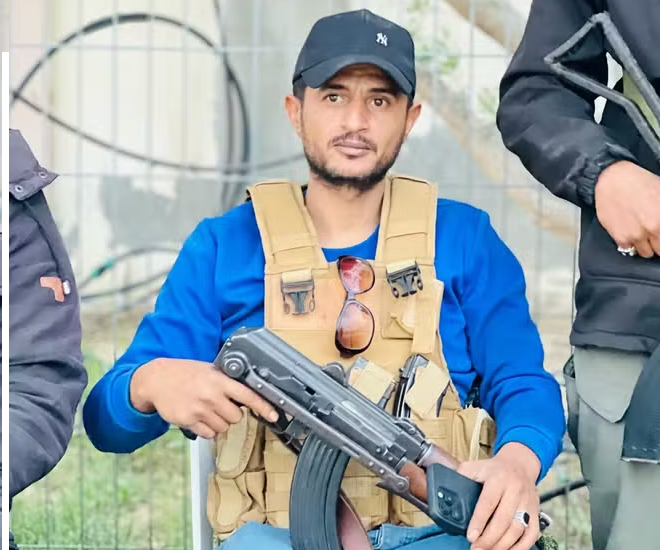 Yasser Abu Shabab, jefe del clan palestino que se enfrenta a Hamás en la Franja de Gaza.