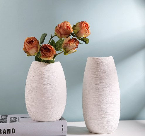 Sculpted Serenity Vase