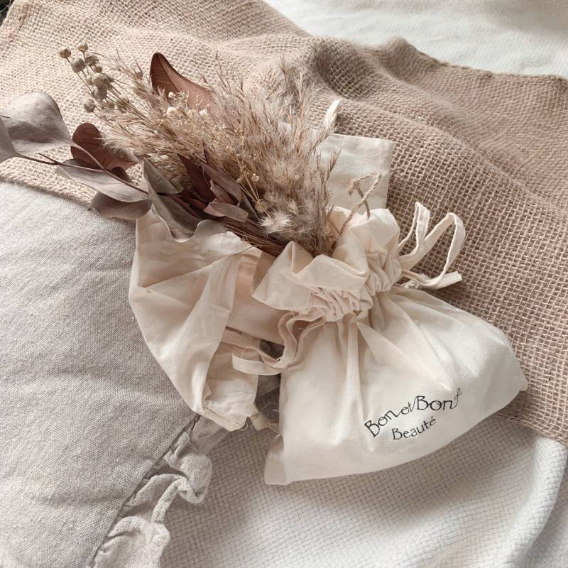 サムネイル： オリジナルコットン巾着｜Original Cotton String Bag