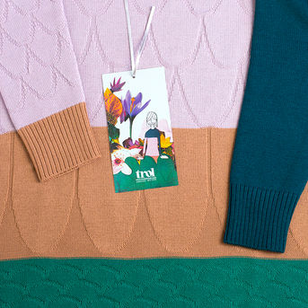 Vestido Flor. Diseño de Trol: marca española de moda sostenible con mucho Color.