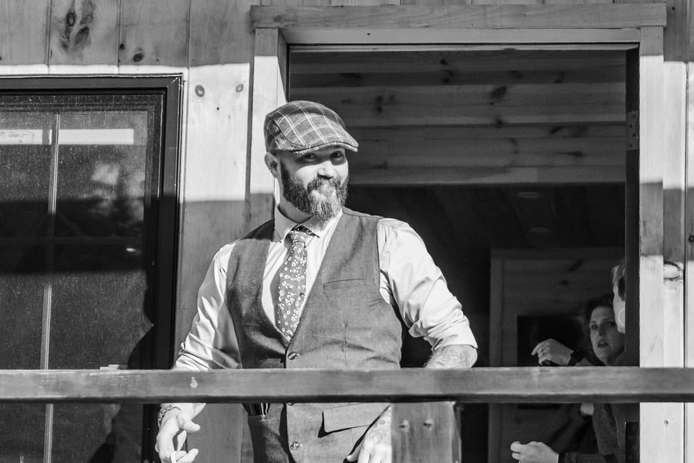 Groom ready for Ceremony