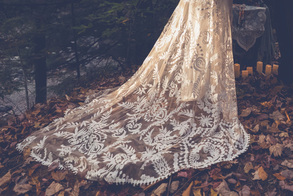 Maine Autumn Wedding Train