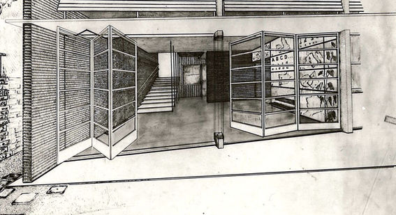 San Martino Elementary Schools - Sanremo - entrance perspective