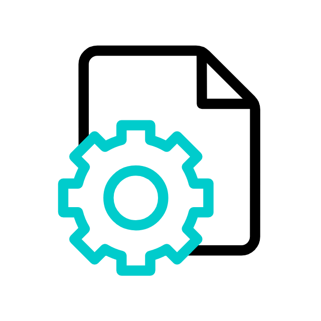 Ícone de animado de configurações