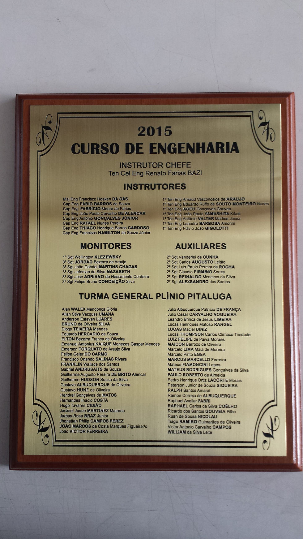 Miniatura: Placa de Latão
