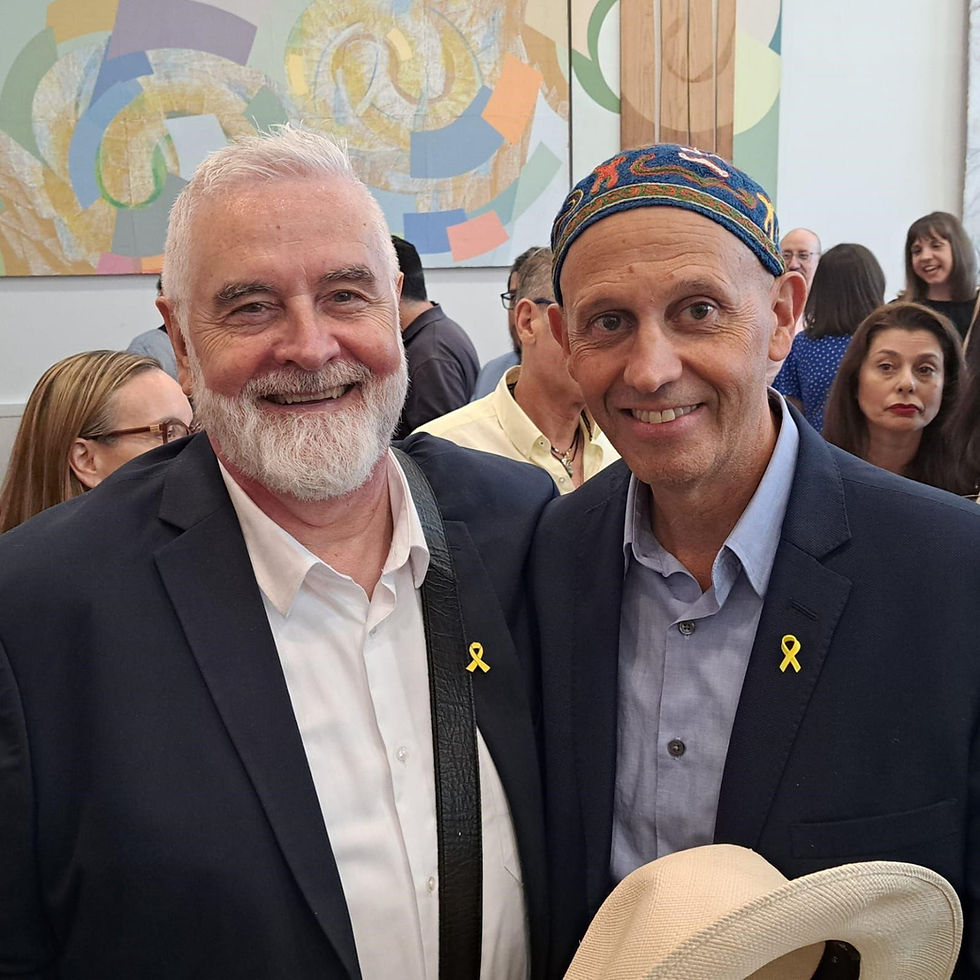 Brian with WUPJ President Rabbi Sergio Berman