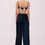 Miniatura: Denim Sleeves Studded Pant
