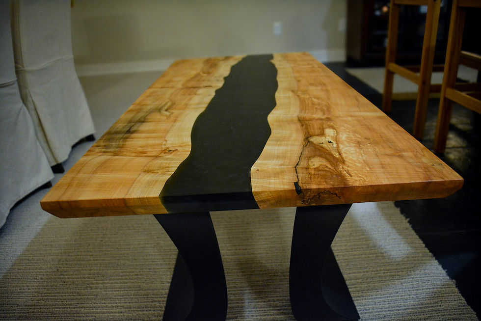 Thumbnail: Modern Maple and Epoxy Coffee Table