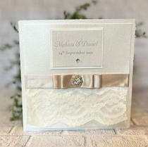 lace wedding invitation