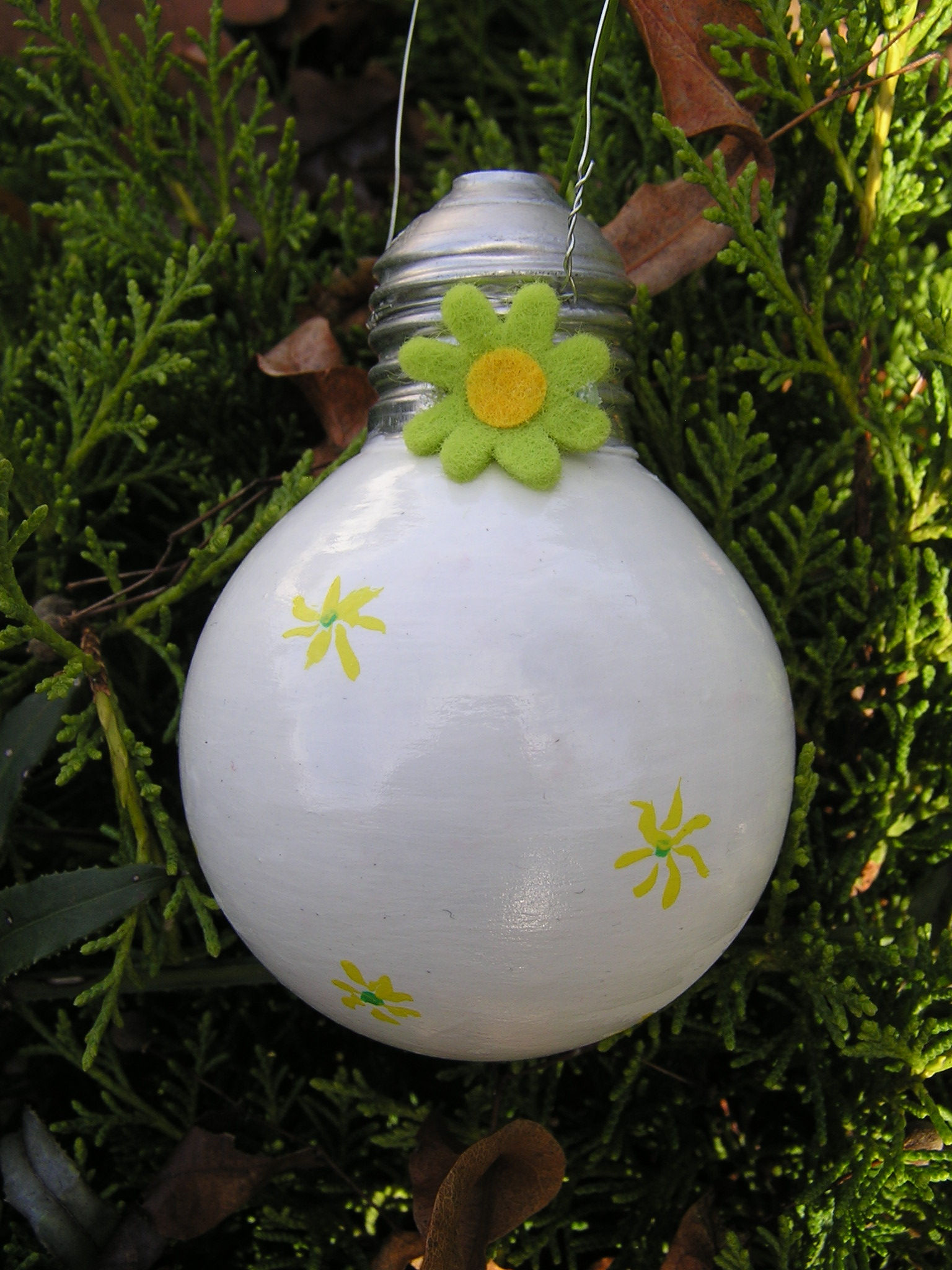 Boule de Noël "Fleurs"