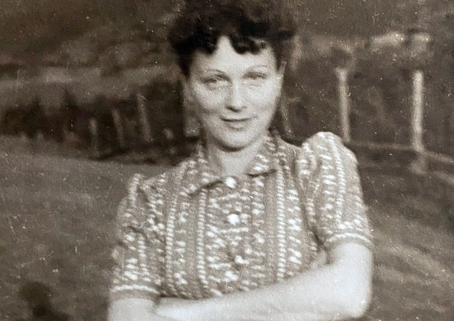 Lucie in Switzerland 1938. From our personal collection, previously in the personal collection of Marius Goring