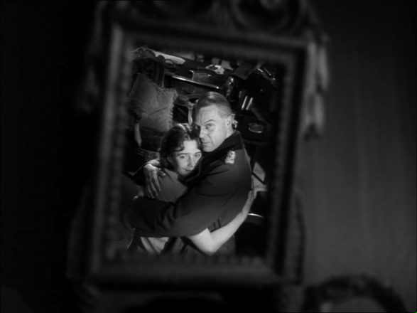 Maria Schell as Nicole de Malvines and Marius Goring as Colonel Günther von Hohensee