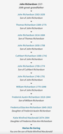 Richardson Ancestry