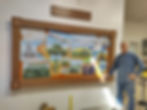 Large frame for _Visions Of Honor_ painting by George Sedlak