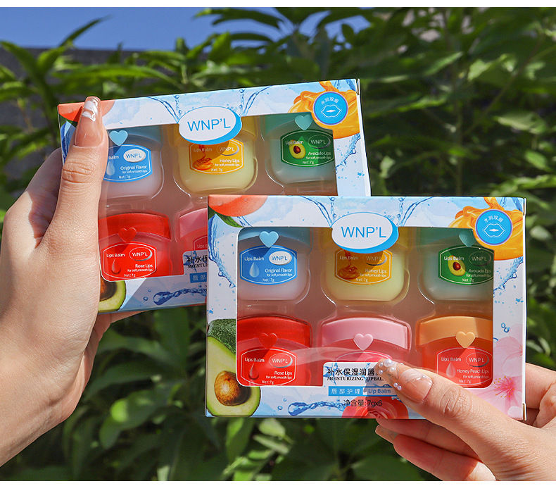 Thumbnail: New 4/6/8pcs Moisturizing Lip Balm Sets Lipstick Makeup Natural Plant Base Moist