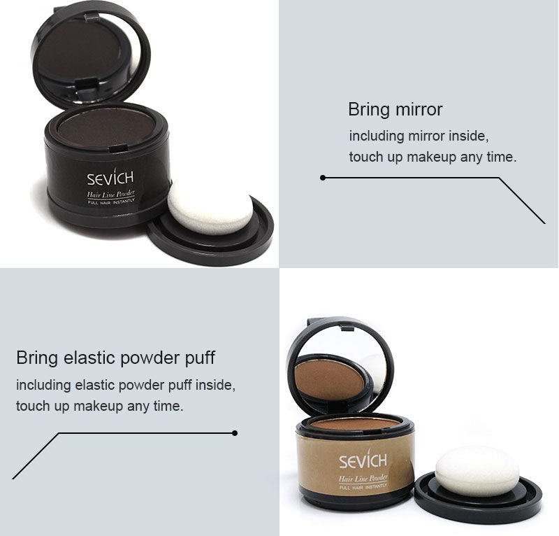 Thumbnail: Sevich Hairline Powder 4g Hairline Shadow Powder Makeup Hair Concealer Natural C