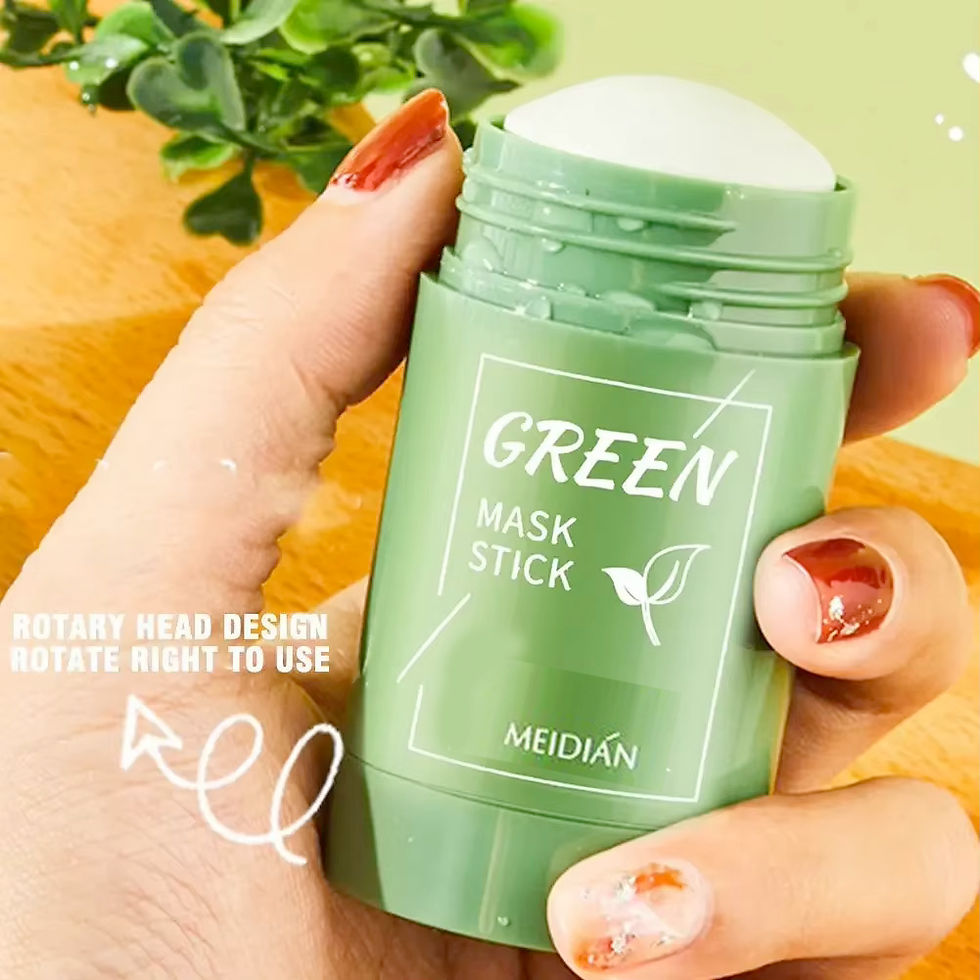 Thumbnail: Face Clean Mask Green Tea Cleansing Stick Mask Shrink pores Deep Blackhead Remov