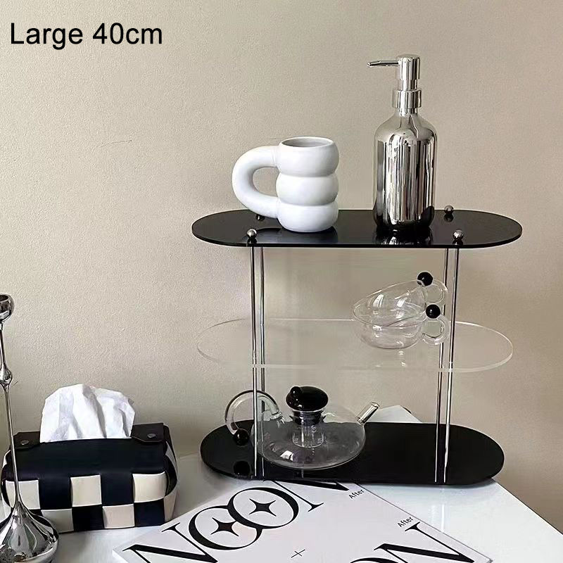 Thumbnail: 2-3Layers Acrylic Desktop Storage Rack Water Cup Perfume Bathroom Table Top Cosm