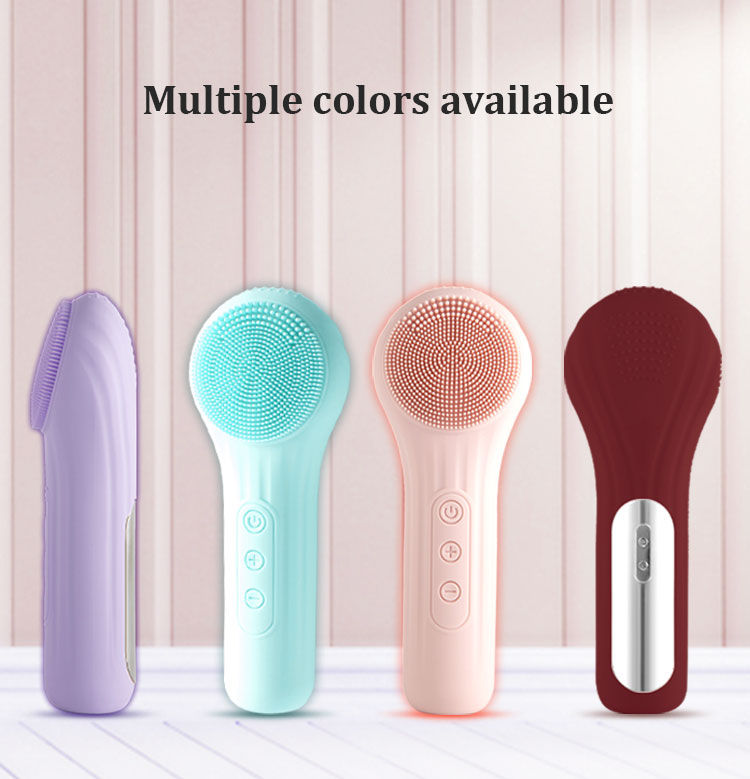Thumbnail: Sonic Waterproof Facial Cleansing Brush for Men & Women Rechargeable Exfoliating