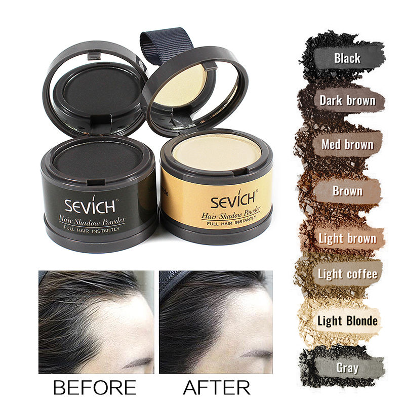 Sevich Hairline Powder 4g Hairline Shadow Powder Makeup Hair Concealer Natural C