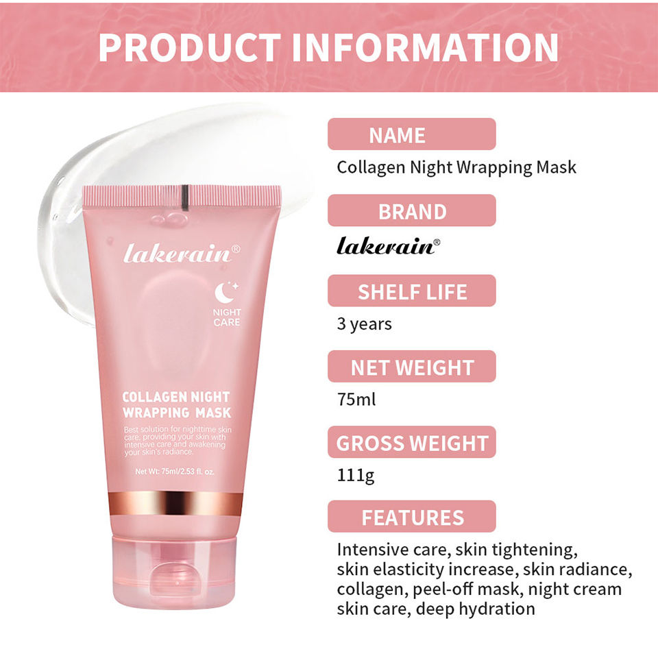 Thumbnail: Collagen Wrapping Mask And Brush Set Rejuvenation Moisturize Brightening Korean 