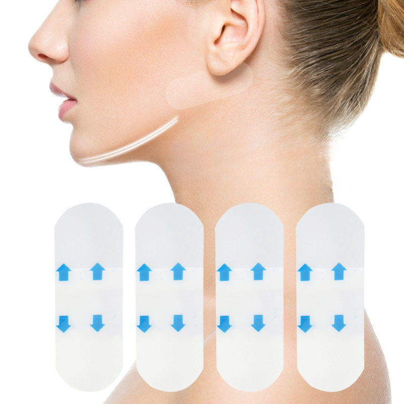 4/80Pcs V Lift Face Sticker Invisible Makeup Adhesive Lift Face Tape Slim Patch