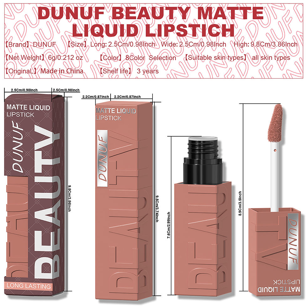 Thumbnail: Lip Gloss Lipstick Easy To Color Waterproof Easy-color Sweat-proof Non-stick To 