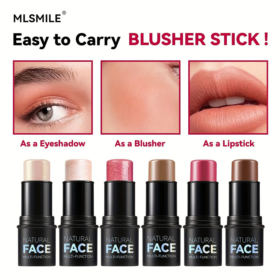 Thumbnail: Cream Contour Sticks,Shades with Highlighter & Bronzer & Blush, Non-greasy and W
