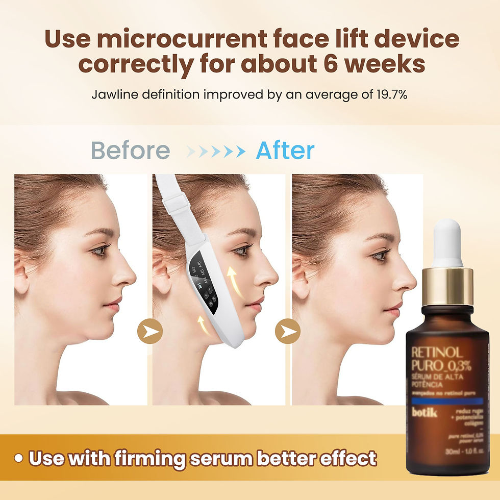 Thumbnail: Electric EMS V Face Lifting Beauty Device 6 Modes 8 Levels Micro-current Facial 