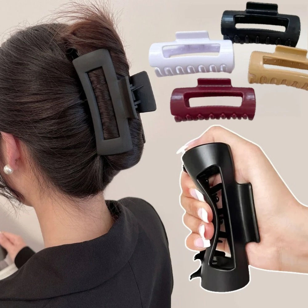 Silicone Flexible Hair Claw Clips, Nonslip Large Bendable Claw Clip | Soft Hair