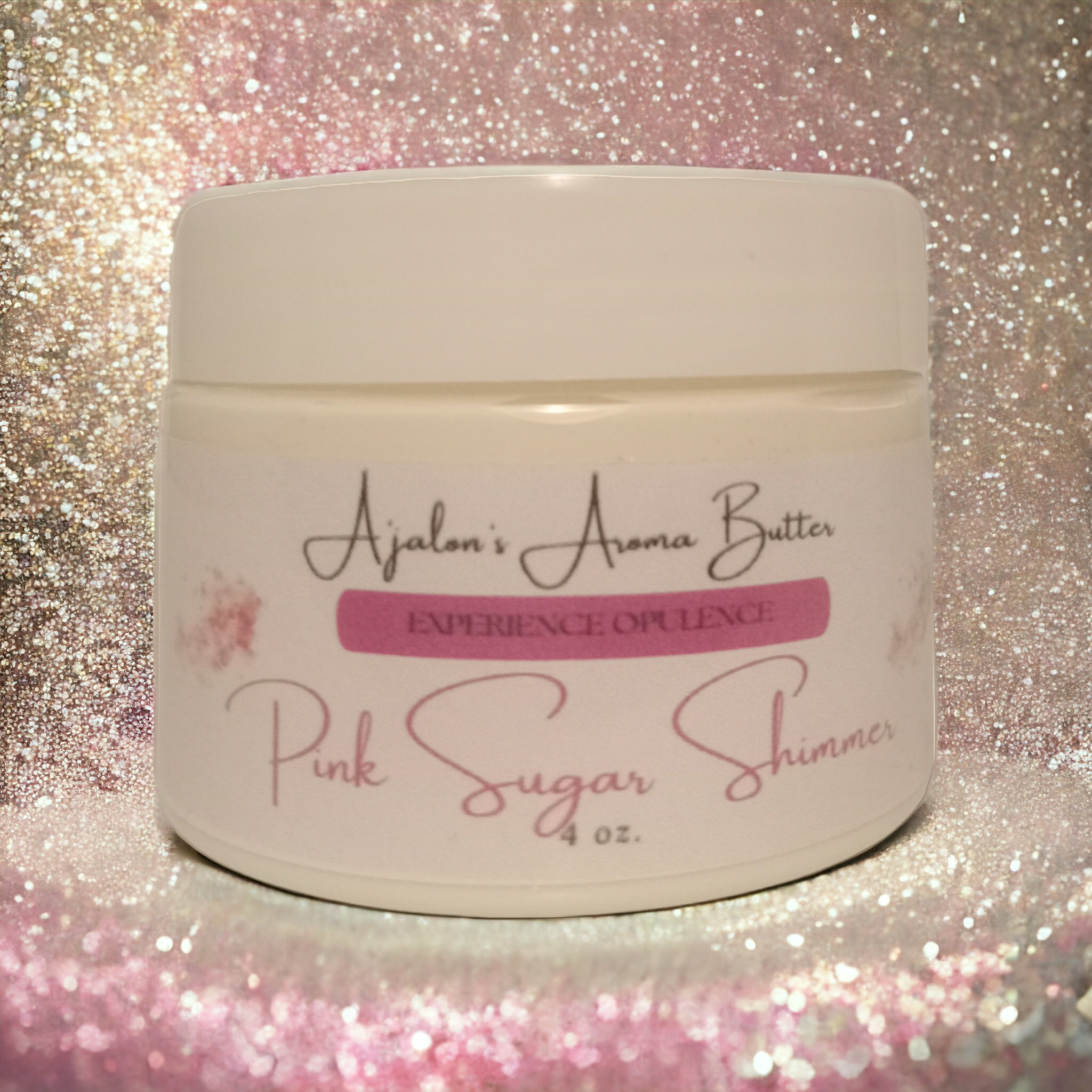 4oz.  Pink Sugar Shimmer Body Butter