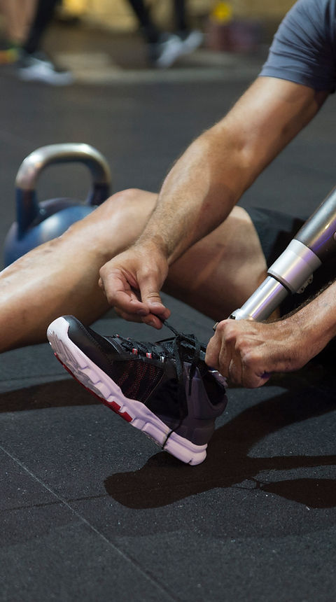 Athlete with Amputated Leg
