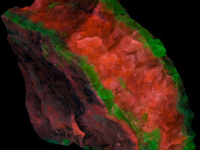 Watermelon Calcite (Chalcedony and Calcite) - Crawford, Nebraska