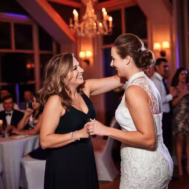 2 brides first dance during reception in South Jersey by Sean John Photography