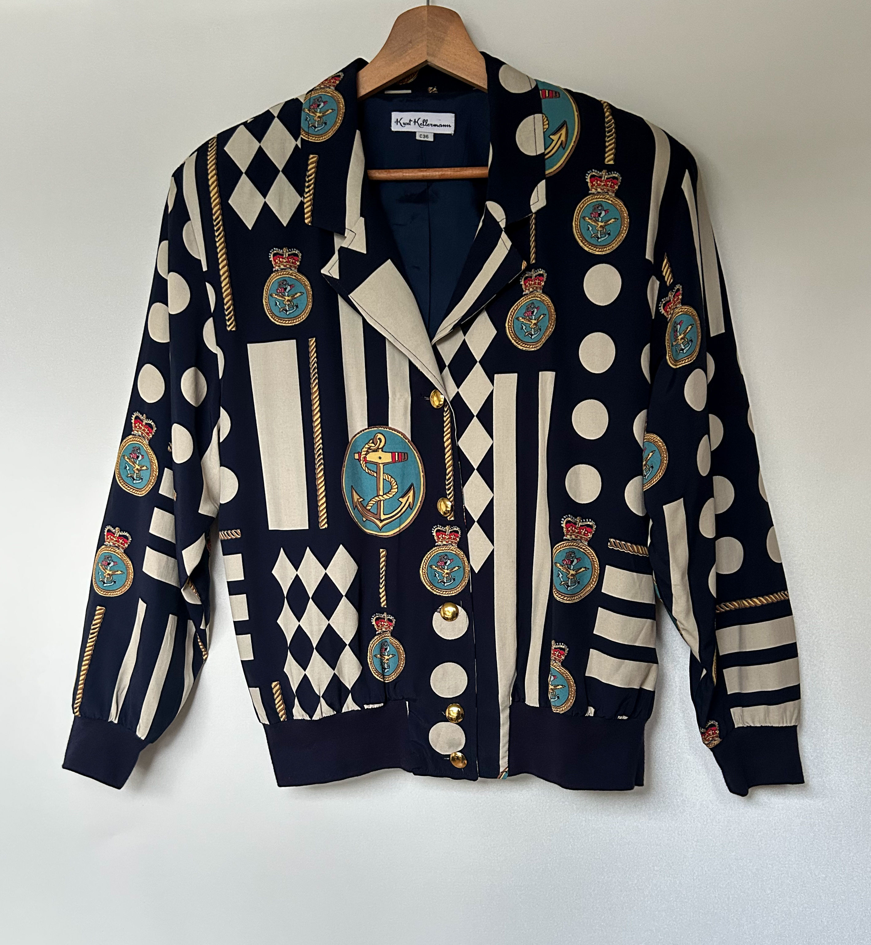 Vintage jasje - Marine thema 