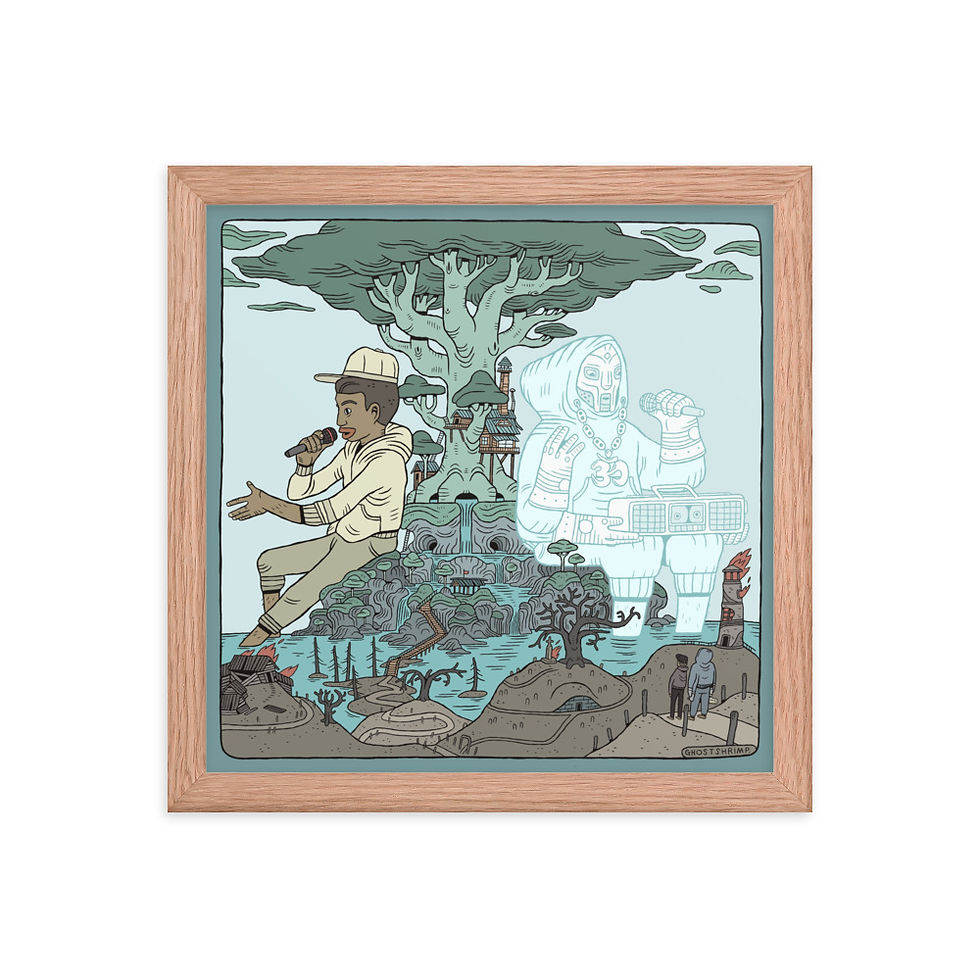 Thumbnail: DOOM GHOST Framed Giclee Print