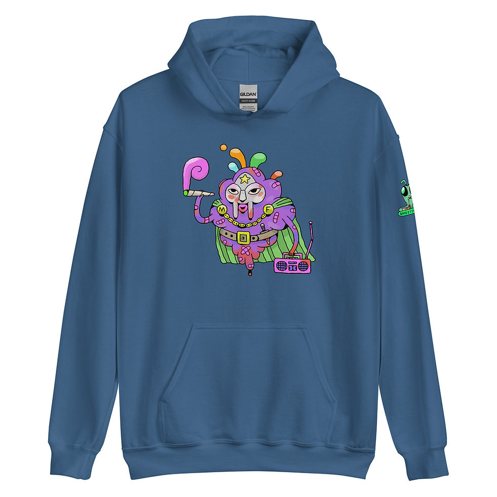 Thumbnail: Metal Face Princess Unisex Hoodie