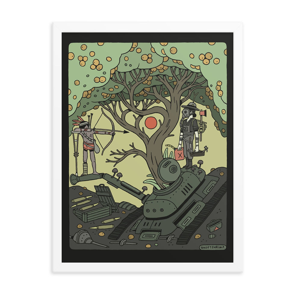 Thumbnail: 2050 AD 18 x 24in Framed Giclee Print