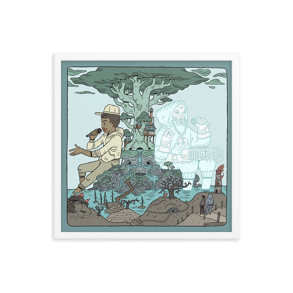 Thumbnail: DOOM GHOST Framed Giclee Print
