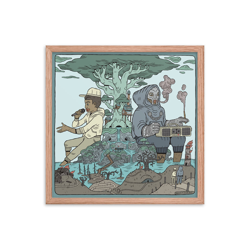 Thumbnail: MF BLUNT Framed Giclee Print