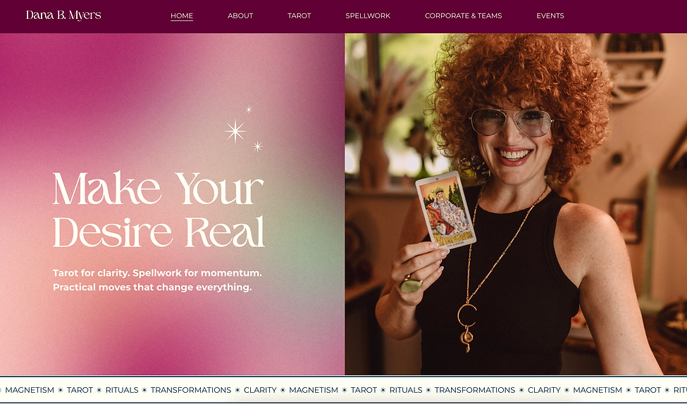 Dana B. Myers Website Homepage