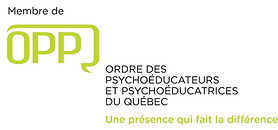 Logo OPPQ - Marianne Durocher membre de l'ordre des psychoéducateurs et psychoéducatrices du Québec
