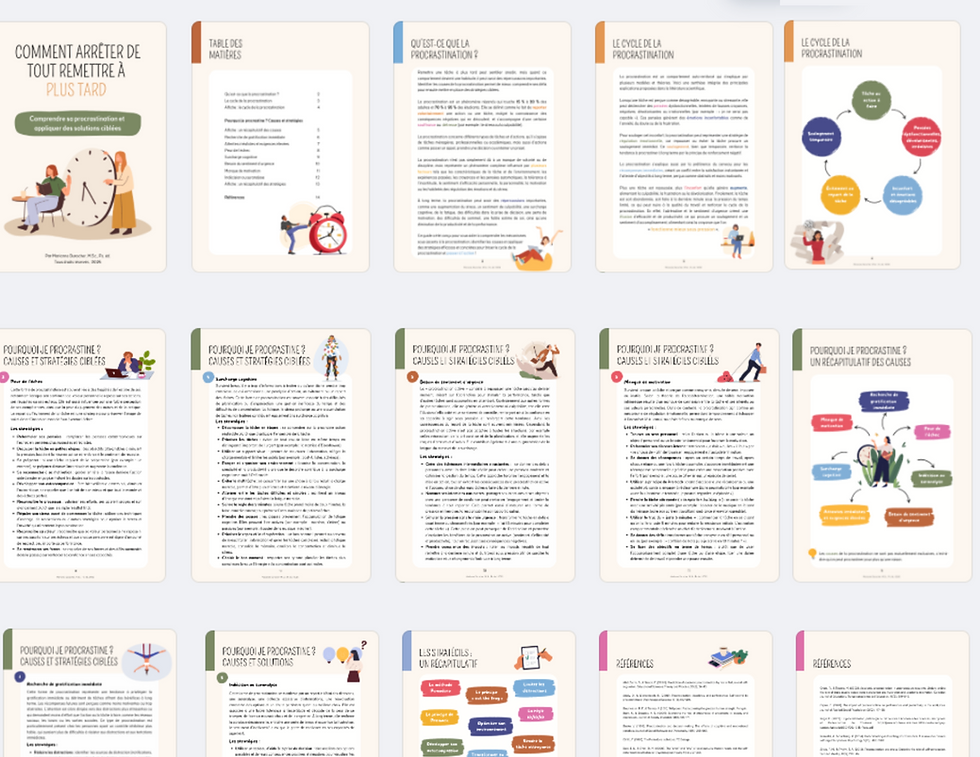 Miniature : Vaincre la procrastination, réduire la procrastination, arrêter remettre à plus tard, stratégies procrastination, outil