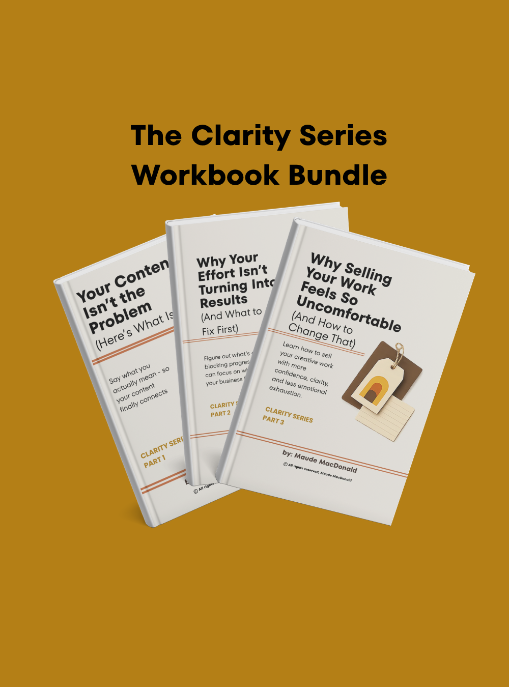 The Clarity Series Workbook Bundle