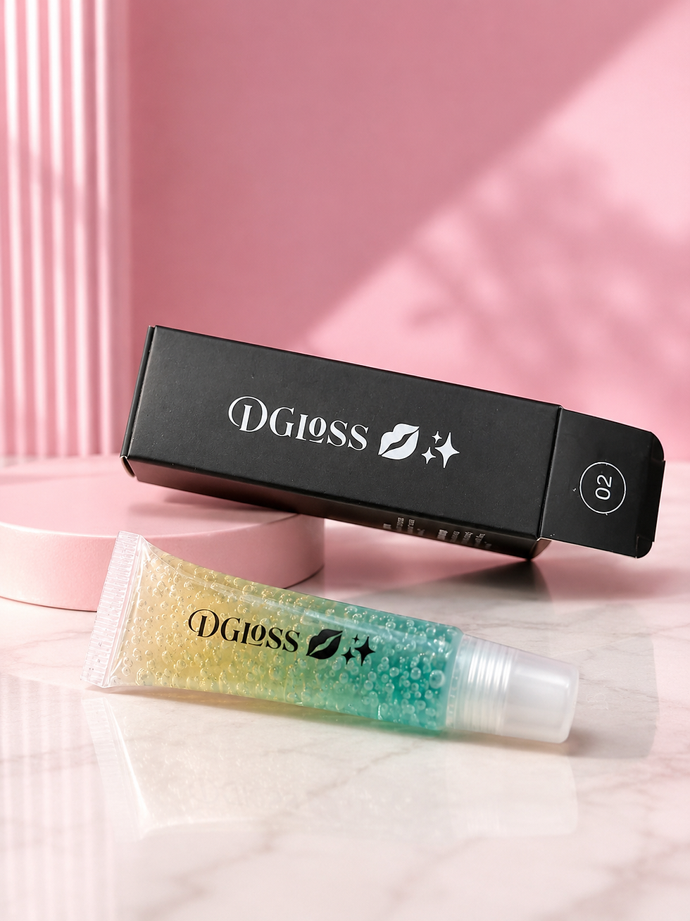Thumbnail: DGloss Lip Gloss - #02 & #04