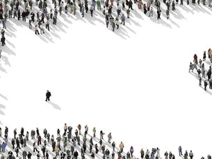 Circondati da persone, eppure soli